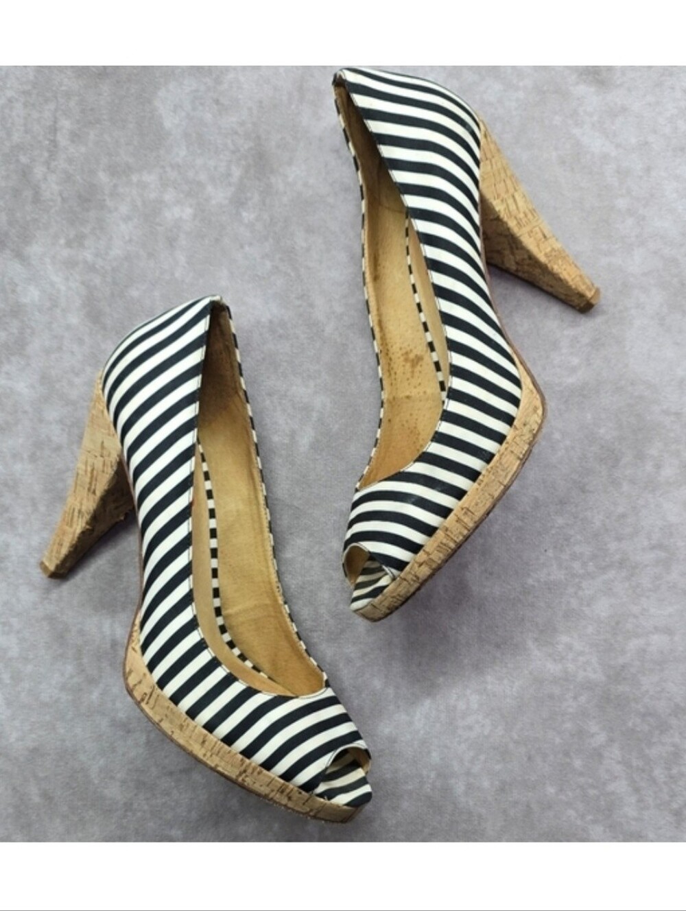 Kors Michael Kors Peep Toe Cork Heels